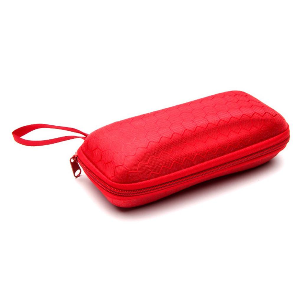 Rectangle Zipper Sunglasses Hard Eye Glasses Case Eyewear Protector Box