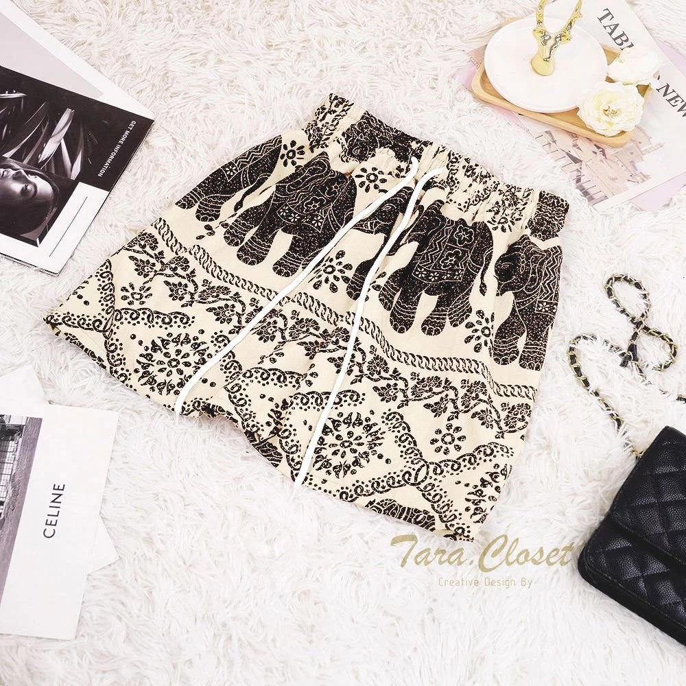 Boxing Muay Thai Shorts Elephant Pants Pattern Training Kickboxing Print Quick Dry Martial Art Unisex Men Women Fighting Fitness Sport Gym Workout