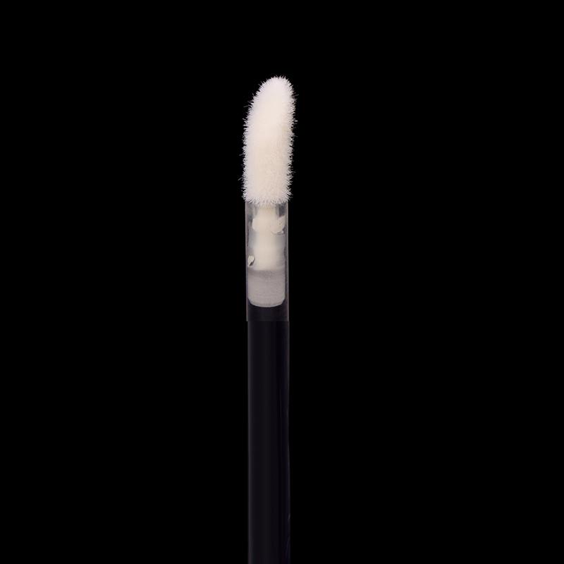 1 st 3,5 ml Tomma Genomskinliga Läppglansrör Plast Fyrkantiga Vågiga Läppbalsamrör Läppstift Mini Prov Kosmetisk Behållare
