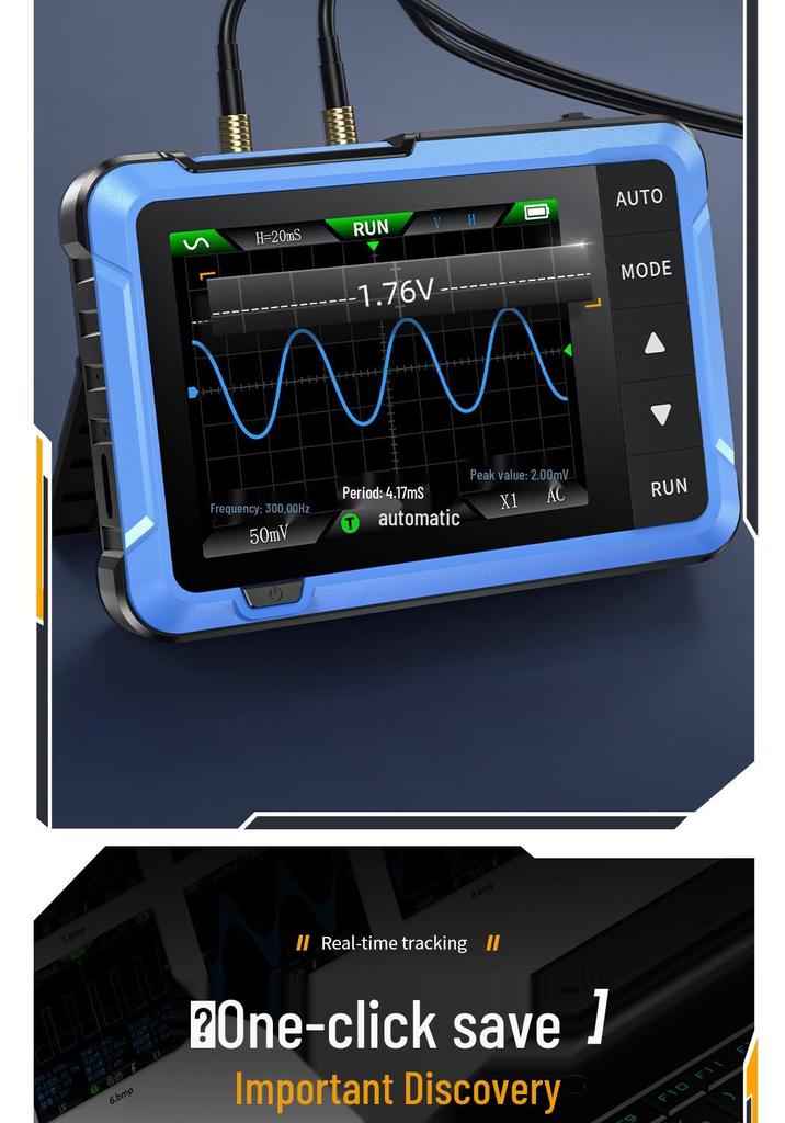 FNIRSI DSO510 Handheld Digital Oscilloscope & Multifunction Signal Generator