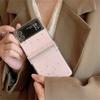 Y2K Cute Glitter Love Heart Transparent Case For Samsung Galaxy ZFlip 5 Z Flip6 Z Flip3 Z Flip 4 5G Clear Hard Protective Cover