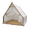 Triangle Log Cabin Style Dining Tent for Outdoor Camping and BBQ