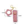 Portable Lipstick Bag Pouch Lip Balm Bag Keychain Holder Creative Lipsticks Protective Cover With Mirror