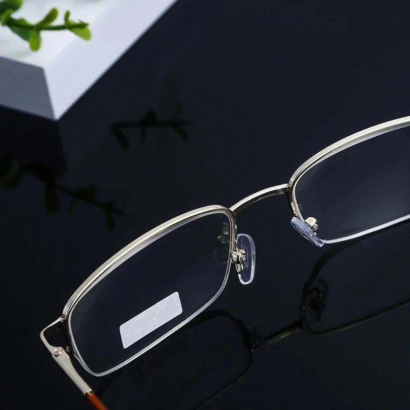 Herren Mode Vintage Lesebrille Transparent Weitsicht Brille Unisex Quadratisch Retro Altersweitsicht Brillen Vergrößerung