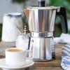 Cafetière Italienne - BRA 8559 - 12 Tasses - Aluminium - Argent - Infusion Italienne - Arrêt Automatique