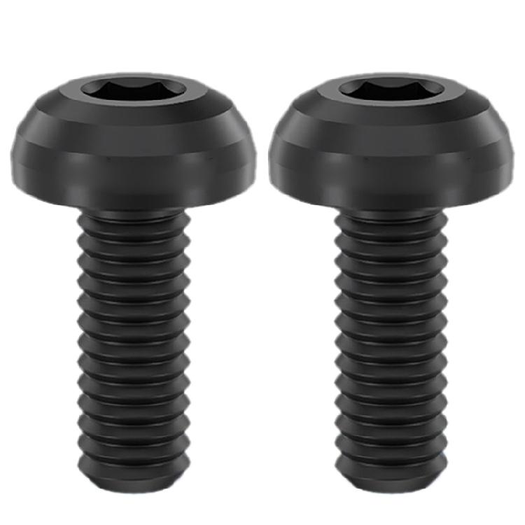 2Pcs Titaniums Alloys Bike Bottle Holder Screw M5x12mm Water Bottle Cage Bolts Hexagon Socket Head Bolts Screws Bike Part