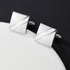 Sophisticated French Design Copper Cufflinks Nonslip Formal Attire Accessories Ergonomic Mechanism For Groomsmen