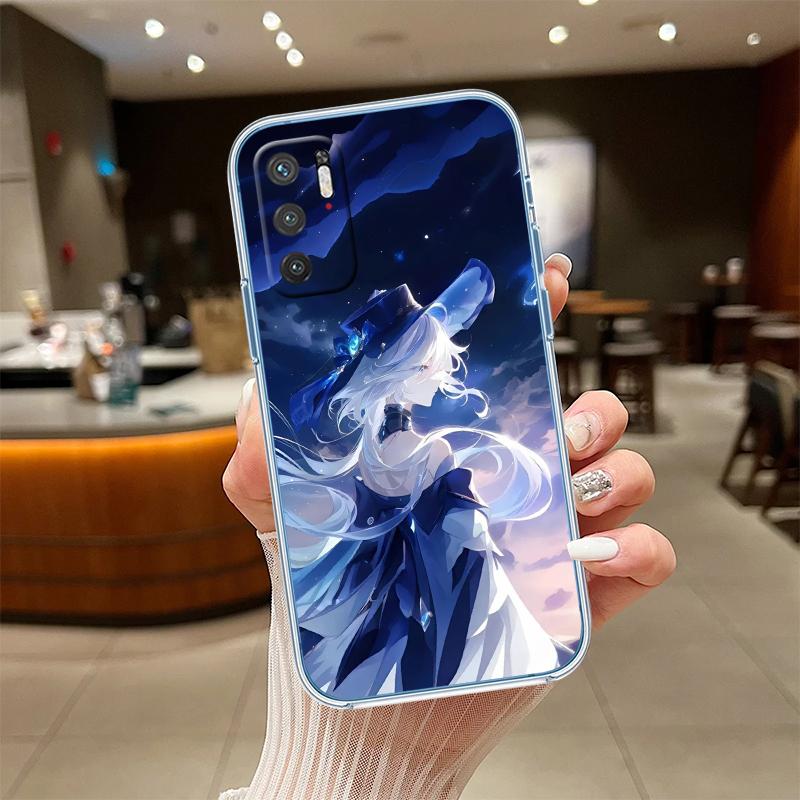 RE33 Genshin Impact Transparent Phone Case for Motorola Moto Edge 20 30 40 50 S30 Fusion Ultra Pro Neo Lite + G200 G23