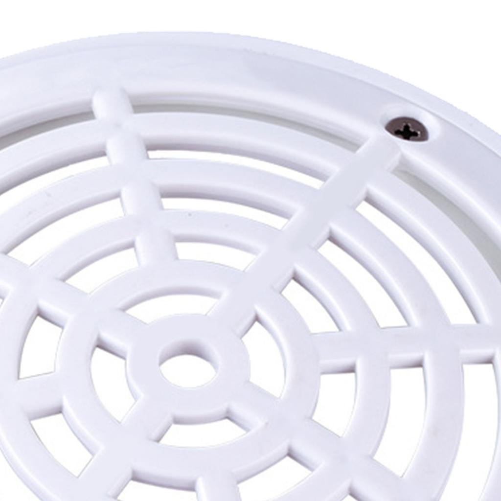 Round Main Drain Cover 203mm Durable ABS Floor Drain Cover for Swimming Pool Waterpark