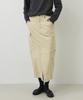 CITYBREEZE Corduroy Utility Skirt_Ivory