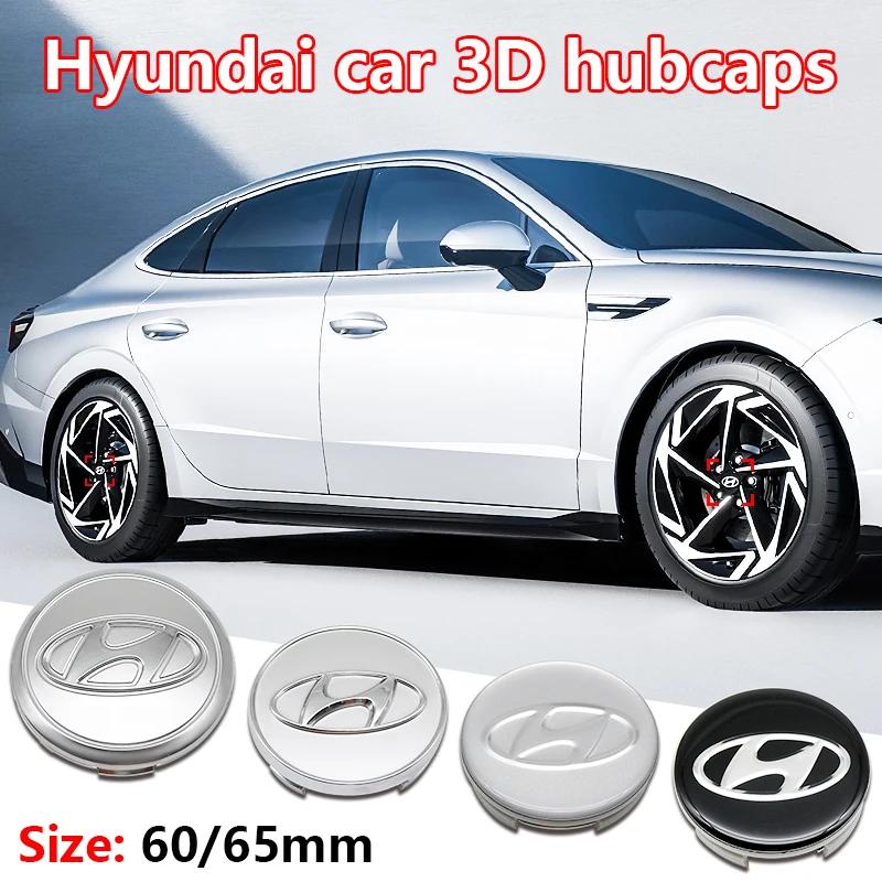 4Pcs 60mm 65 Car Wheel Center Caps Logo Emblem Rims Cover Hub Caps Accessories For Hyundai Tucson Solaris I10 I20 I30 IX20 IX35 TT34