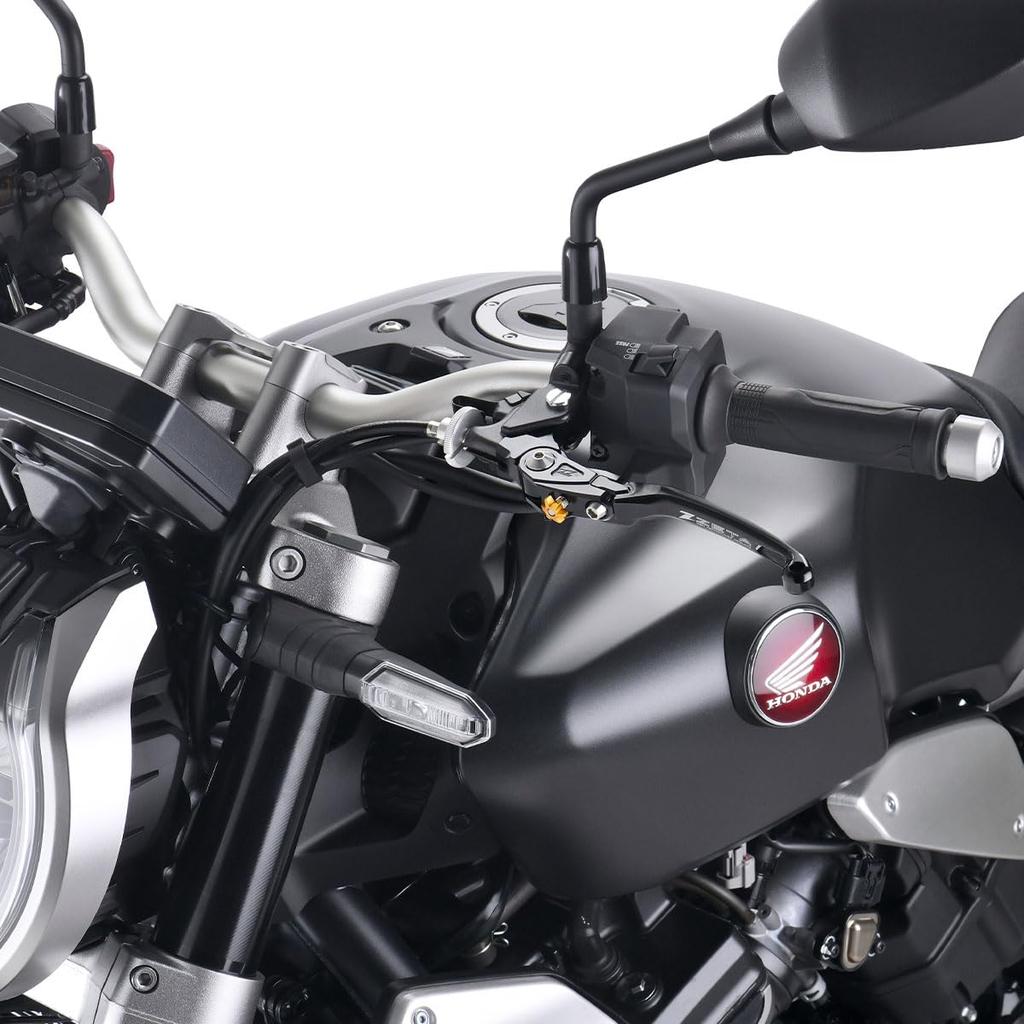 ZETA RACING XL750 Pilot Lever Clutch Black Foldable High Strength Aluminum Alloy Lever Position Adjustment 20 Automatic Lever Return System Dirtfreak