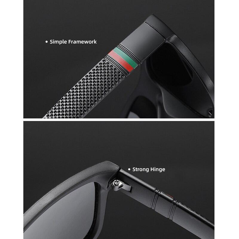 Mode Übergroße Polarisierte Sonnenbrille Männer Frauen Luxus Fahren Angeln Reise Vintage Quadratische Sonnenbrille Für Mann UV400 Brillen