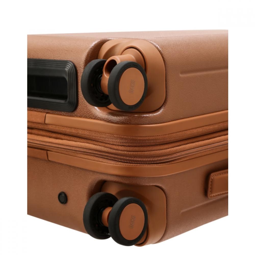 Daks Brown Solid Polycarbonate Hard Carrier 21inch Dbba6e521w2