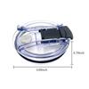 30oz Sealing Bottle Cover Splash Spill Proof Plain Plastic Replacement Lids for Tumbler Cup with Handle Cup Lid