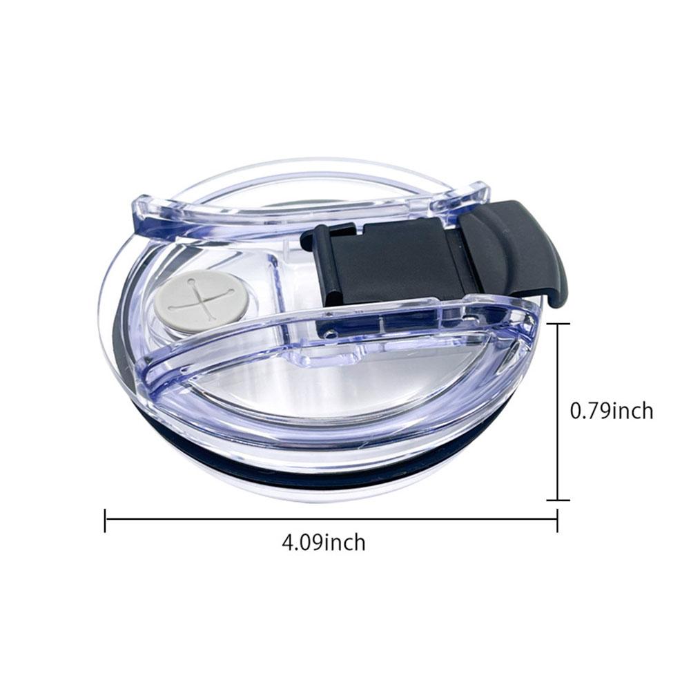 30oz Sealing Bottle Cover Splash Spill Proof Plain Plastic Replacement Lids for Tumbler Cup with Handle Cup Lid