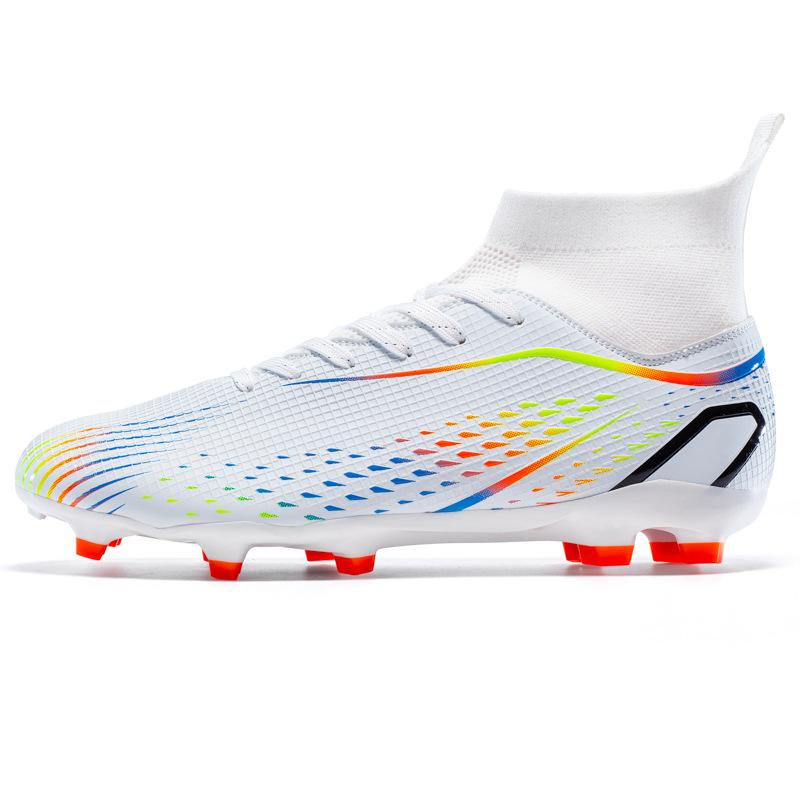 High-Top Football Shoes, Broken Nail Sneakers, Genuine Long Nails, Non-Slip Adult Children'S Sports Shoes, Men'S Professional Training Shoes