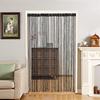 New Style Encrypted Pom-Pom Embellished Curtain Rod Door Curtain Partition Curtain Living Room Dining Room Decorative Curtain