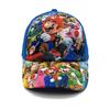 Super Mario Bros Pattern Kids Baseball Cap With Cotton Material And Sun Block For Outdoor Activities