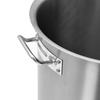 Stockpot - VIDAXL - 24 L - Stainless Steel - 36x24 Cm - Lid Included