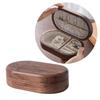 Schmuckaufbewahrung aus Holz Tragbarer Schmuckkoffer Schmuckaufbewahrung aus Holz Kleine Schmuckschatulle Perfektes Geschenk für Frau Mädchen