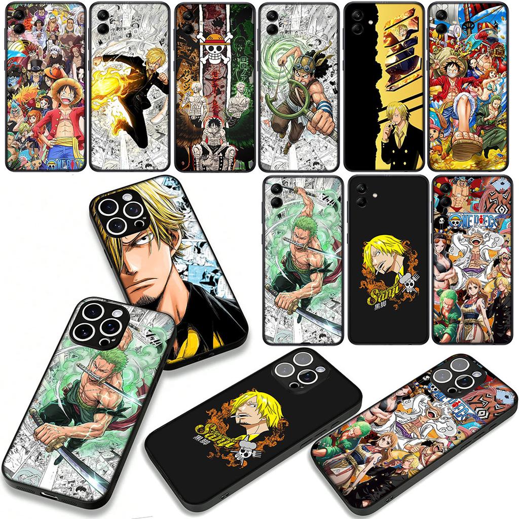 Luffy ONE Sanji PIECES Roronoa Zoro Case for Samsung Galaxy A55 A54 A25 A36 A17 A26 A35 A33 A34 A14 A37 S9 S20 S21 FE S10 Plus