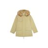 Fur Collar Warm Windproof Jacket Asia Sizing 'Beige' Men's AMJ23371-KH