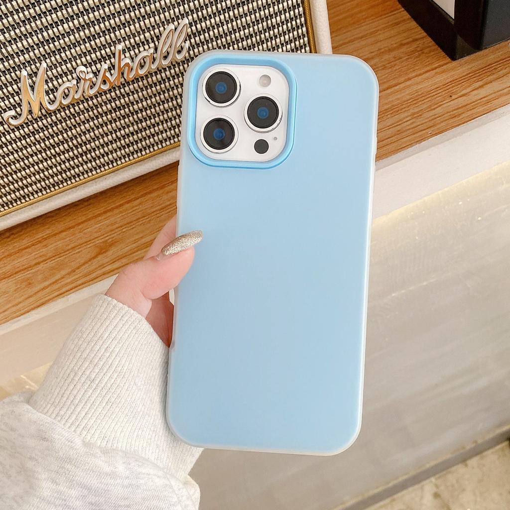 Jelly Two-in-one Mobile Phone Case Non-yellowing Holder Silicone for Apple 13 Promax Mobile Phone New Case Simple and Fashionable