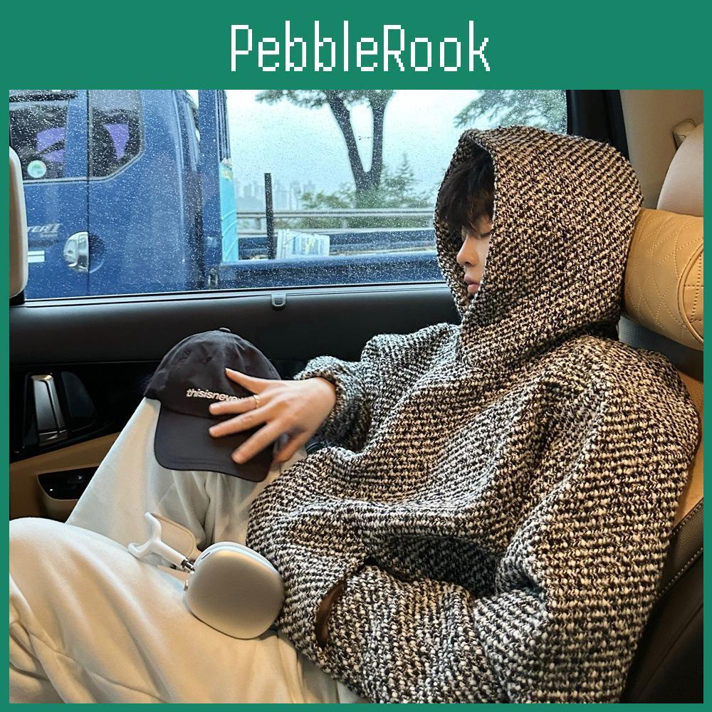 Hooded Sweatshirt Texture Women Vintage 2024 Autumn Y2k Loose Long Sleeves Pocket Hoodie Tops Chic Luxury High Quality Pullover
