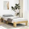 VidaXL Bed Frames Without Mattress 80x200 Cm Solid Oak Wood, Bedroom Furniture, Slatted Base, Wooden Bed, Bed, Bed 859338