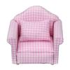 Soft Fabric Miniature Sofa Set With Cushions For 1/12 Doll House Accessories Living Room Scene Display Decoration