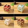 Luxury European Style Plastic Cotton Swab Toothpick Box Living Room Household Retro Cotton Swab Toothpick Sealed Storage Boxs