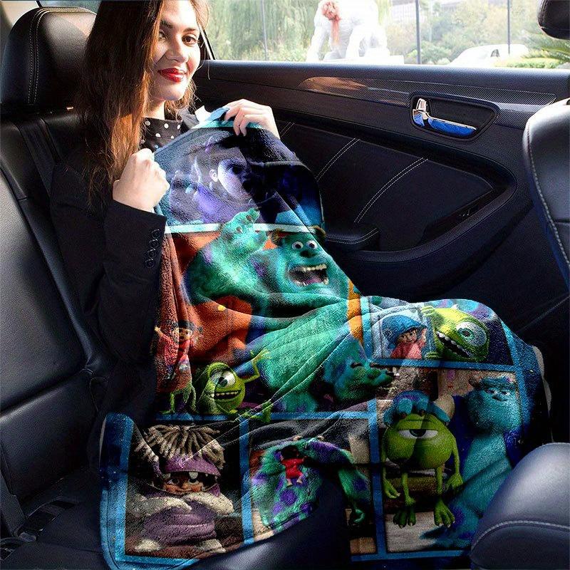 Monsters Blanket  Ultra-Soft, Warm, Cozy Throw for Living Room, Sofa, Four Seasons Travel Accessory  Cute Cartoon Character Home Decoration