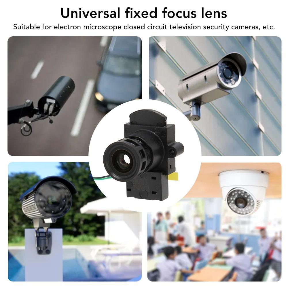 6mm F1.0 Fixed Focus Lens Less Noise and Distortion Security Camera Lens 8MP HD Camera Lens CCTV