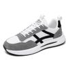 Herren Jogging Sportschuhe Streetstyle Khaki Laufschuhe Mesh Retro Grau Übergröße Skateboardschuhe