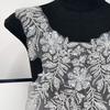 Handmade White Beaded Sequins Decorative Fake Collar Wedding Dress Pearl Front Collar Hollow Lace Accessories