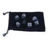 Toys Personality Family Game Black RPG Dice Set Number Dices Kit Polyhedral Dice Educational Toy