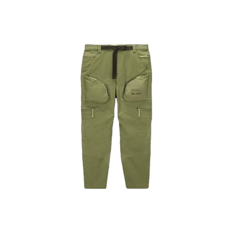 New Nike Nike ISPA Casual Pants Unisex Green FB2713-334