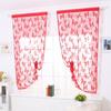 Line Curtain Door Curtain Solid Color Tassel Curtain Butterfly String Curtain  Home Decor