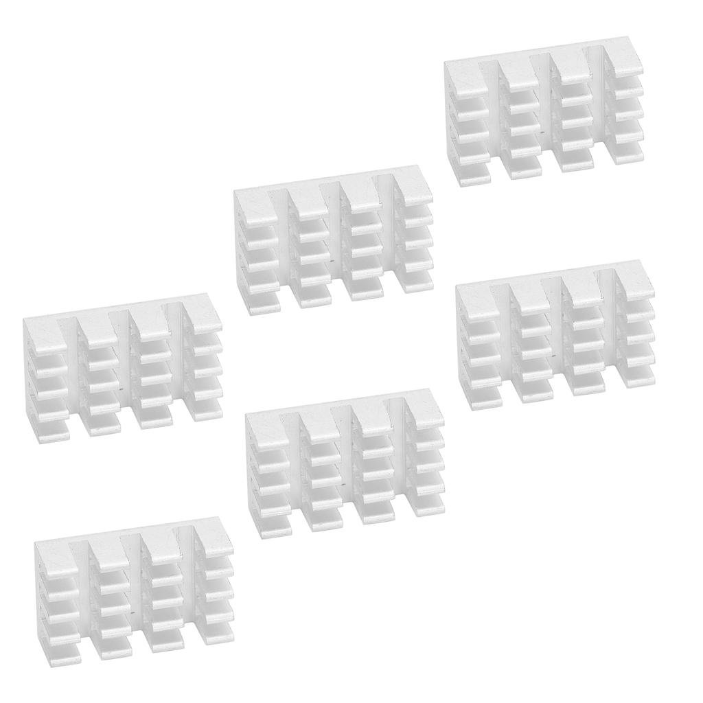80 Stück Aluminium-Kühlkörper Modul Kühlradiatorplatine für elektronische Bauelemente Router