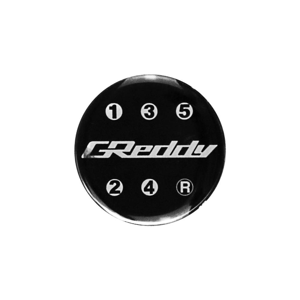 New 5 Speed Round Shape Manual Gear Pattern Decal Universal Greddy Modification Shift Knob Gear Sticker For Car Styling чёрный