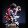 Attack on Titan Anime Mystery Box Shingeki no Kyojin Collectible Figurines Set Eren Ackerman Mikasa Levi Desktop Decor Action