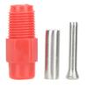 40pcs Plastic Poultry Waterer Red Drinking Nipple Easy Installation Farming Accessories  Large Scale