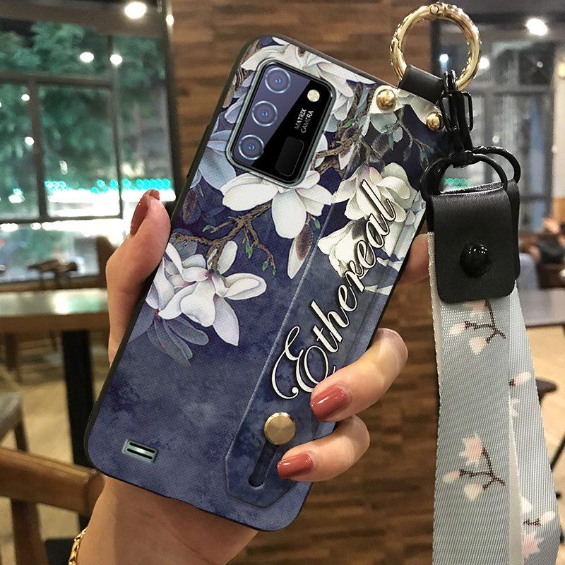 Водонепроницаемый ремешок на запястье Чехол для телефона для Oukitel C25 Подставка Шнурок Грязеотталкивающая Задняя крышка с кольцом Защитный Противоударный