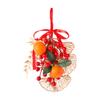 Facai Red Fruits Lucky Charm Gold&red Drop Ornaments Creative Hanging Pendent  Gift