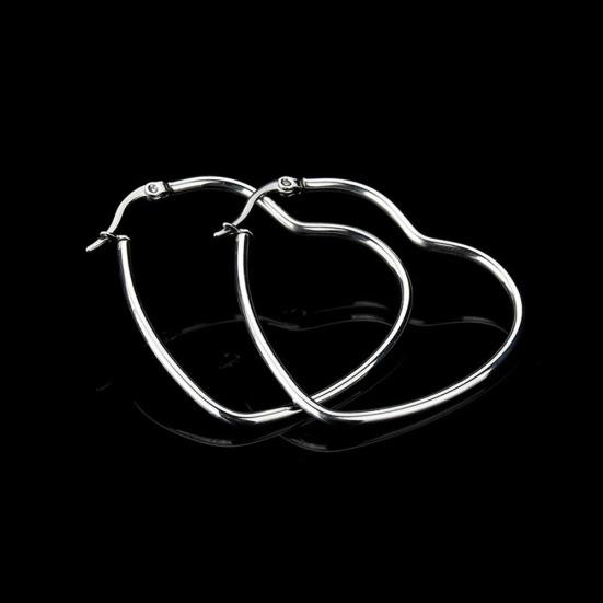 All-match Club Pub Prom Jóias Exageradas Mulheres Grandes Brincos de Argola de Coração de Amor