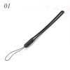 1PC Cell Phone Lanyard Phone Wrist Straps Keychain Silicone Stretchable Camera Strap Solid Color