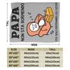 Grandpa Tv Sleeping Blanket  Super Warm Print Plush Throw Blanket For Couch Chair Decorative Flannel Bedspread Bed Cover