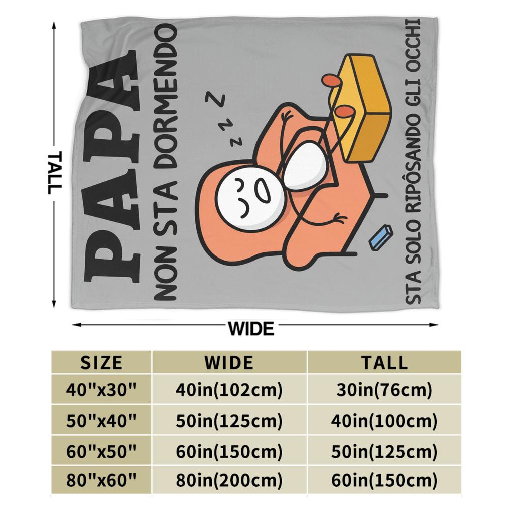 Grandpa Tv Sleeping Blanket Super Warm Print Plush Throw Blanket For Couch Chair Decorative Flannel Bedspread Bed Cover