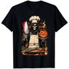 Funny Halloween Reaper Chef Cooking Halloween T-shirt S - 5XL